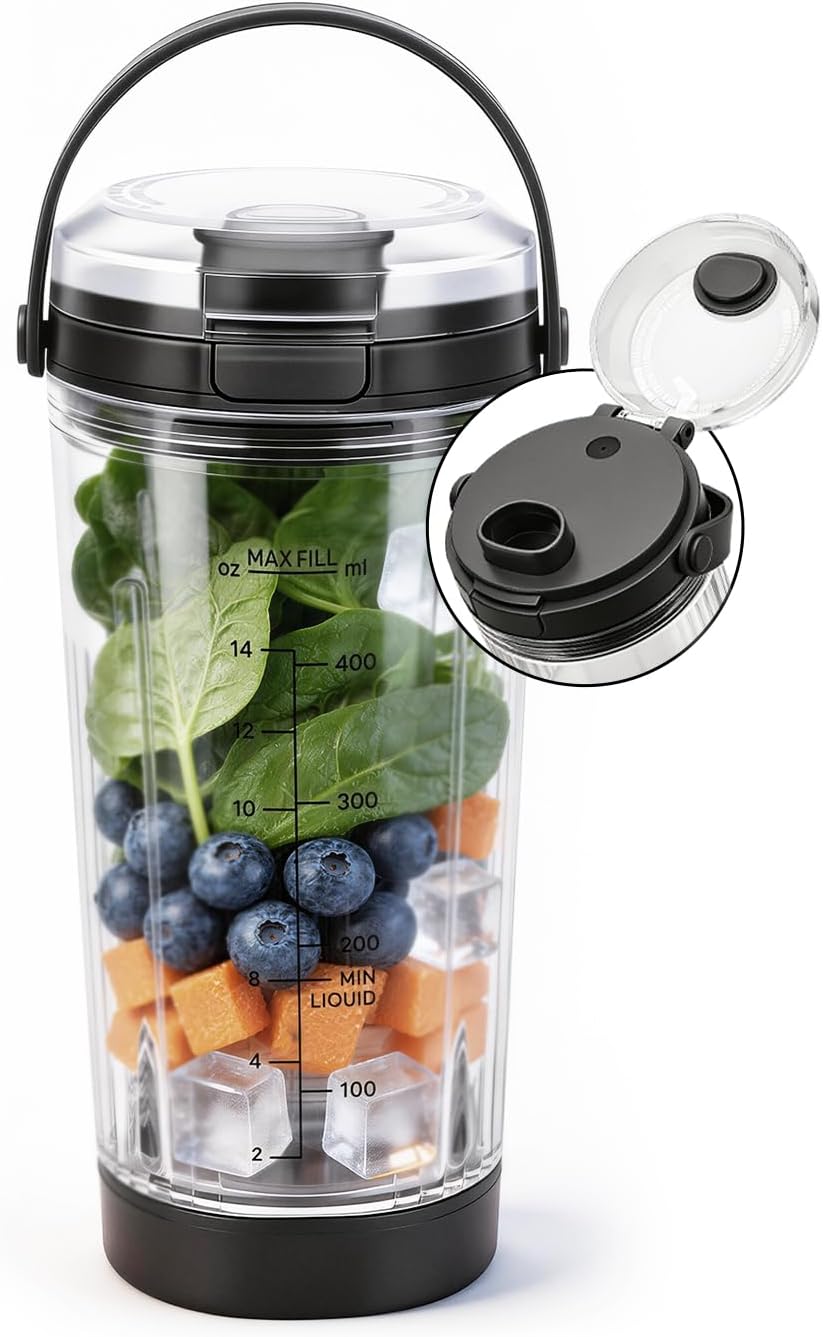 Vaso repuesto Ninja Blast 18oz con tapa sin BPA