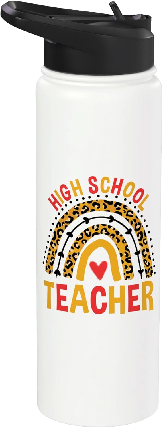 Bolso de agua estampado leopardo para profesores de secundaria