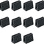 10 Almohadillas Acero Antiarañazos Forma U 0.78x0.87pulg