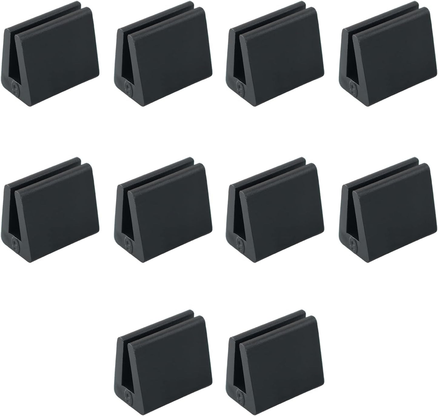 10 Almohadillas Acero Antiarañazos Forma U 0.78x0.87pulg