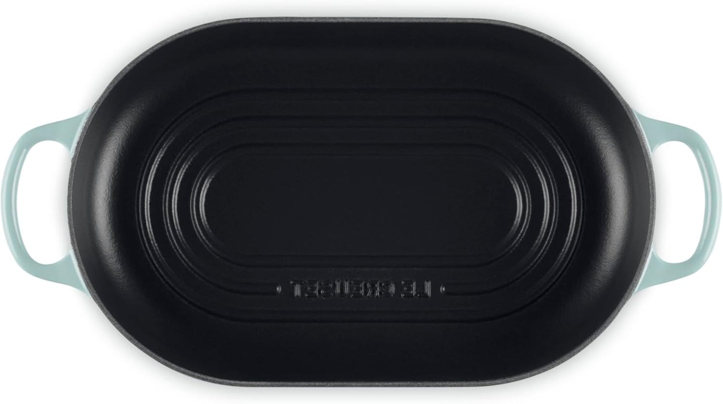Horno de pan ovalado hierro fundido esmaltado 11.5pulg