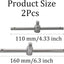 2 Llaves deslizantes T 1/4 y 3/8 pulg acero cromo vanadio
