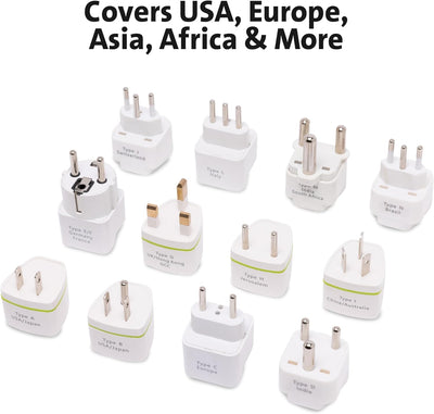 Kit adaptador enchufe universal para viajes en Europa