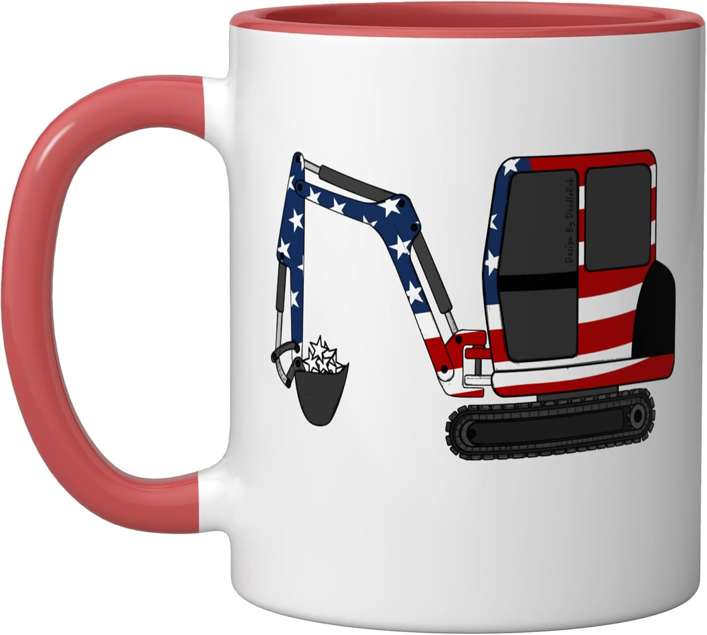 Taza cerámica Digger USA Flag 4th July Patriótico