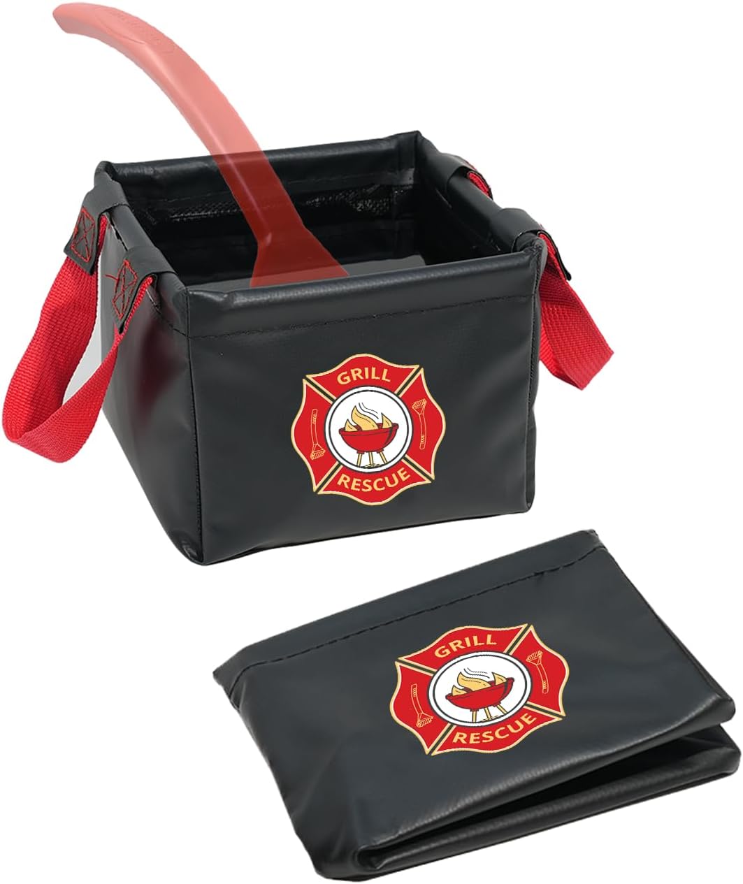 Cubo plegable para limpieza parrilla camping