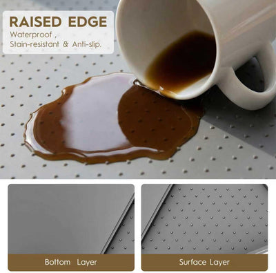 Tapete silicona 10x14pulg encimera café resistente calor