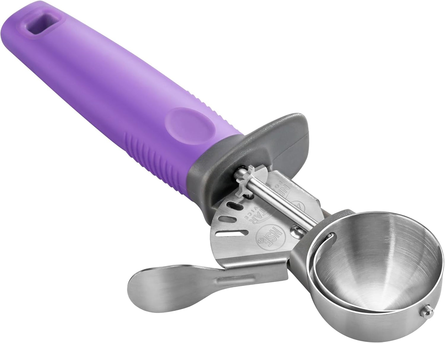 Cuchara acero inox 18-8 NSF certificado mango morado