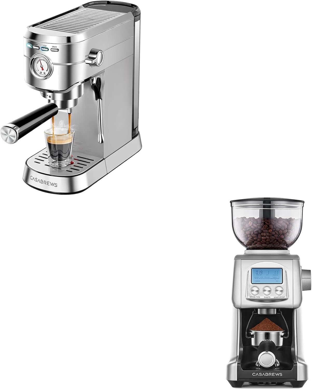 Máquina Espresso con Molinillo Eléctrico Tornado