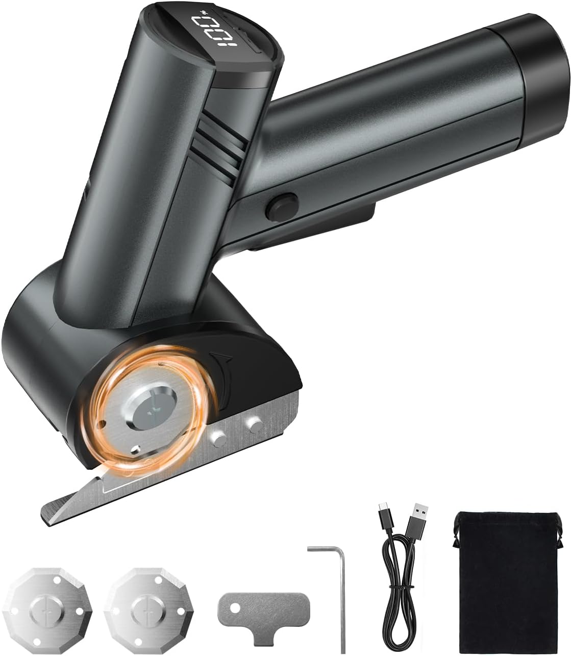 Tijeras eléctricas inalámbricas 320 RPM 4 vel 3000 mAh