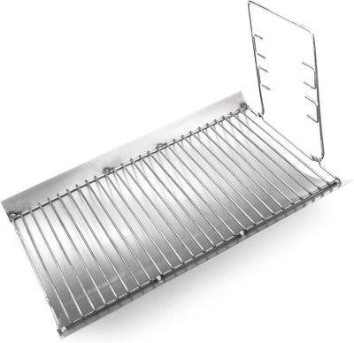 Bandeja goteo acero inox 27pulg para parrilla carbón