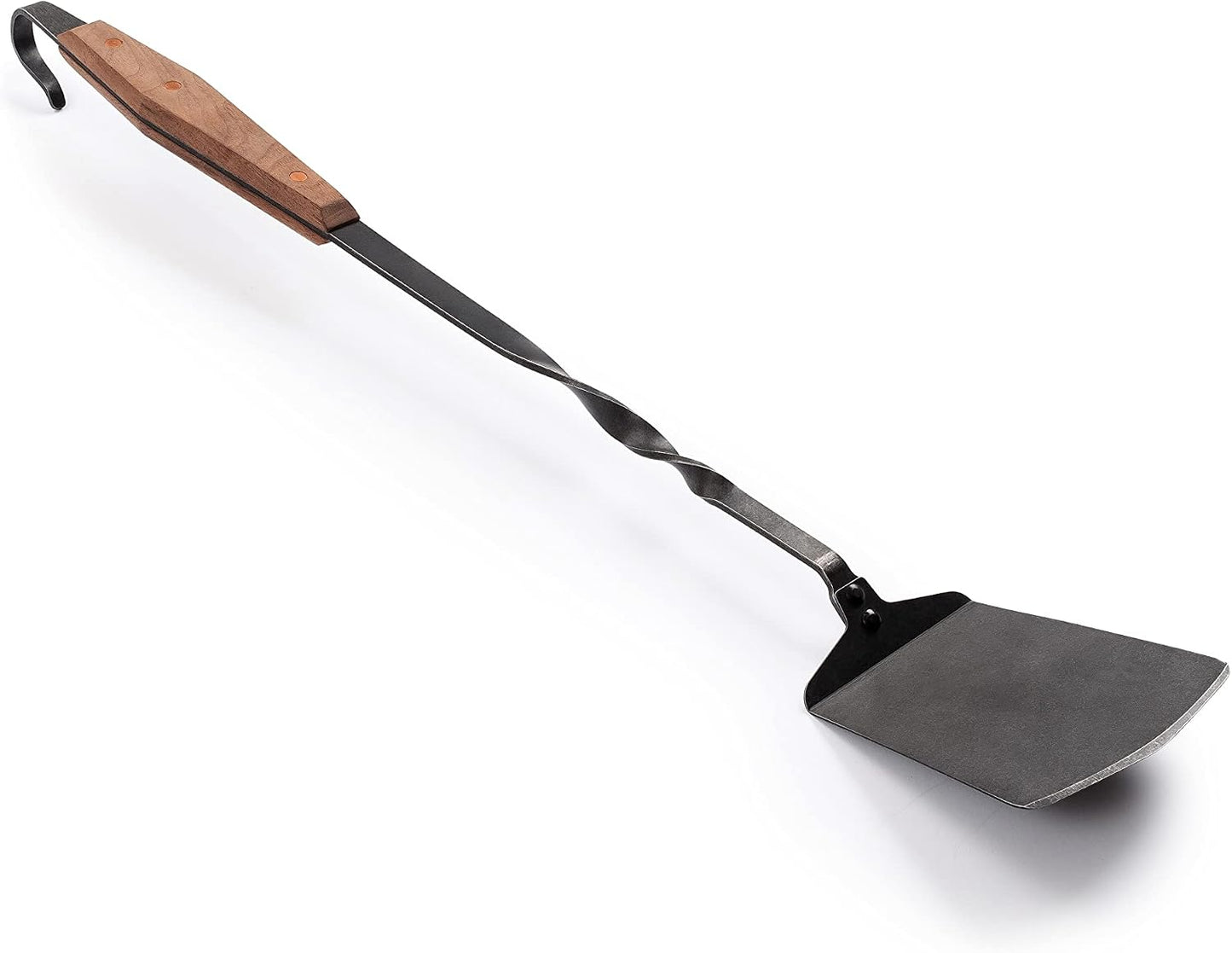 Espátula parrilla acero inox cabeza ancha mango antiderrap