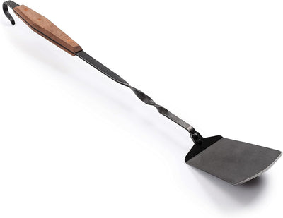 Espátula parrilla acero inox cabeza ancha mango antiderrap
