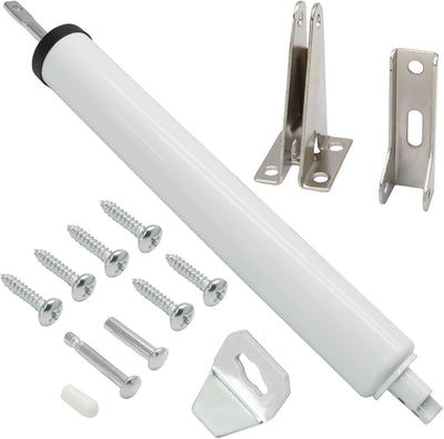 Kit cierrapuerta Storm con cierre neumático ajustable blanco