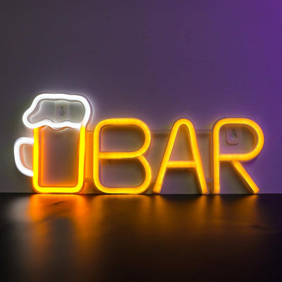Letrero neón LED decoración pared para bar fiesta cumpleaños