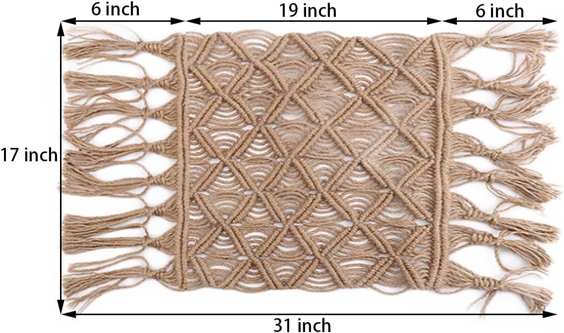 Manta lino alfombra macramé telón fondo bebé