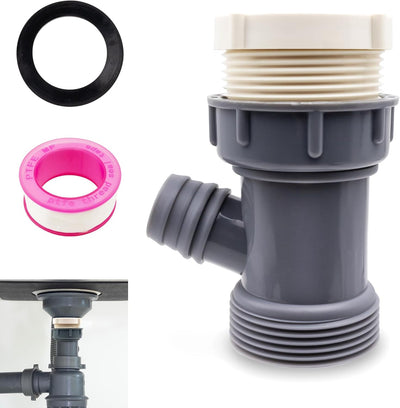 Adaptador manguera drenaje lavavajillas forma Y