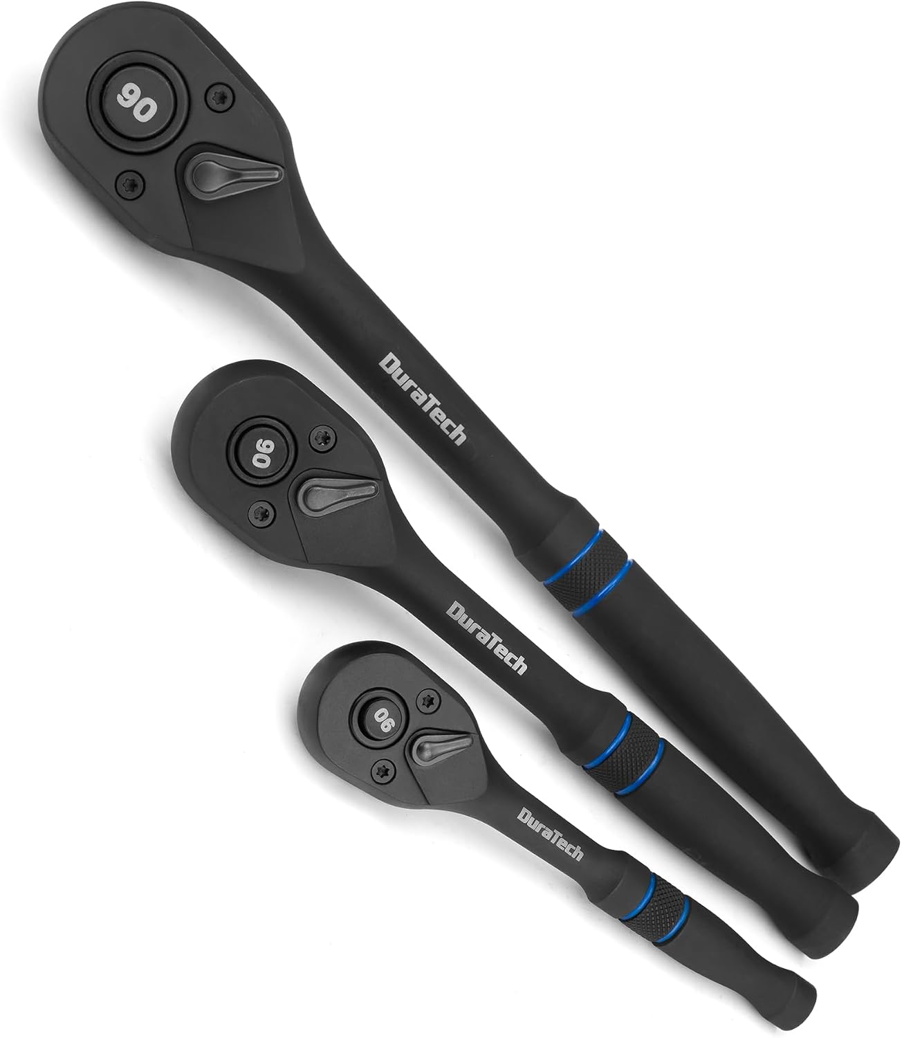 Trinquete 3 Pzas 1/4-1/2pulg 90 Dientes Negro Fosfato Regalo