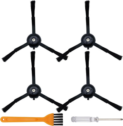 4 Cepillos laterales comp Roborock S8 Pro Ultra S7 Max Qrevo
