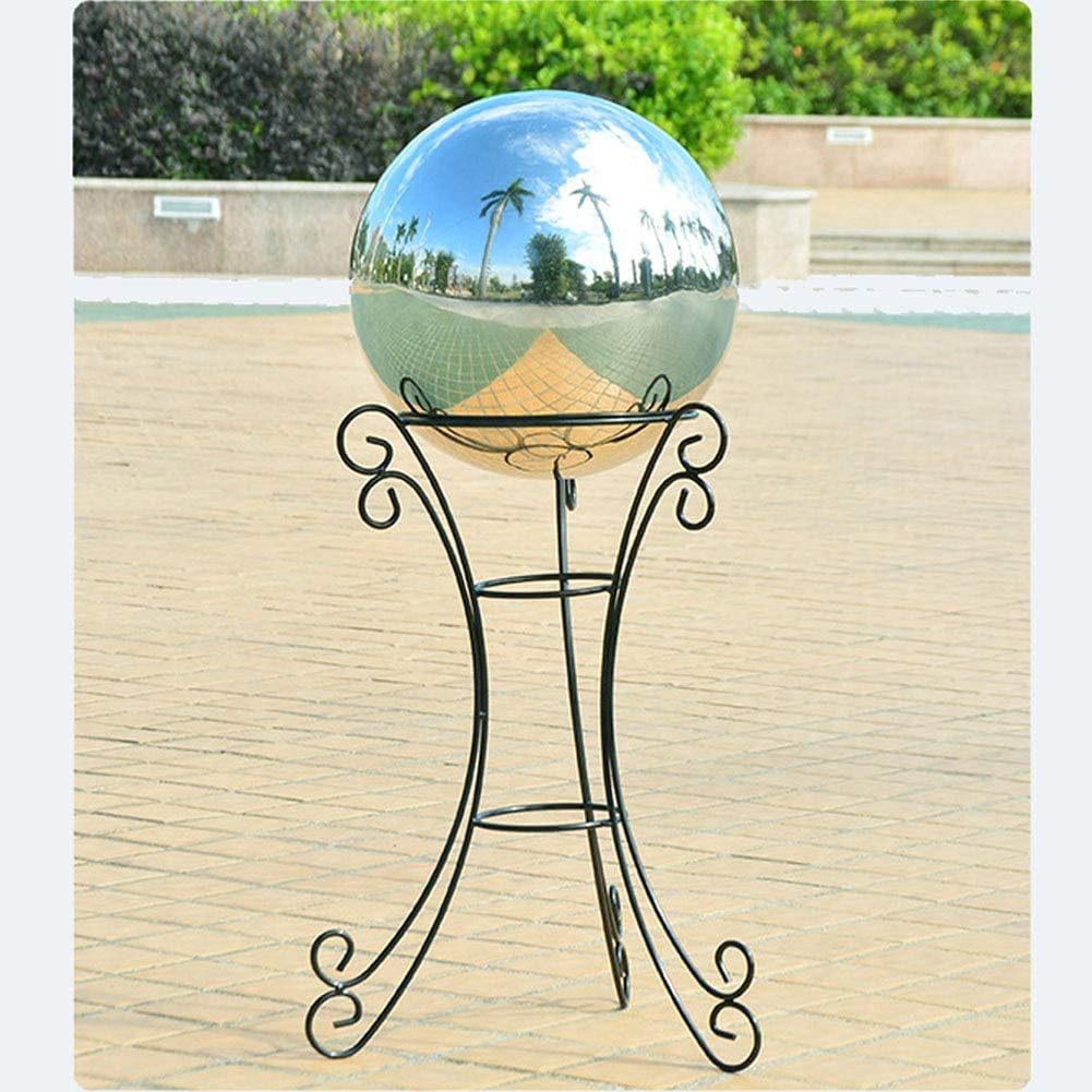 Bola espejo jardín acero inox plateado 6-15pulg