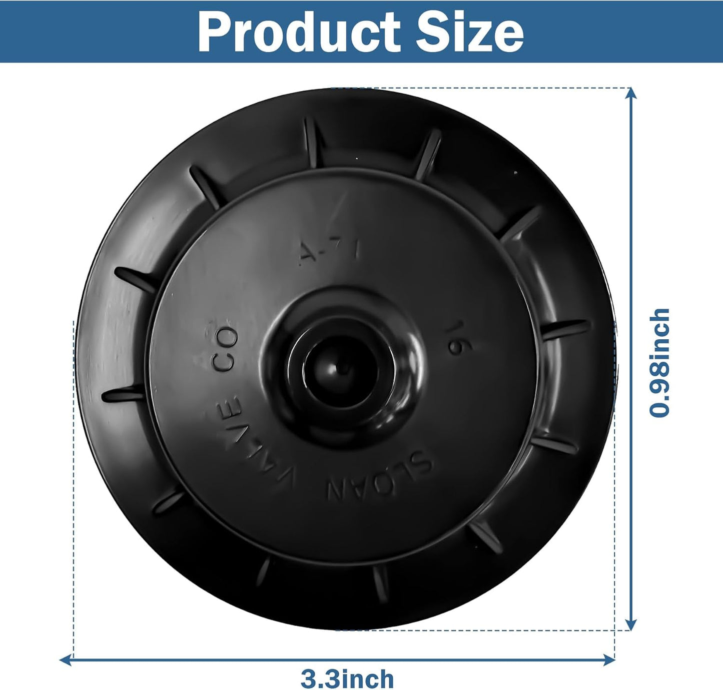 Cubierta interior para flushometers comp Sloan Royal Glade 900 PWT