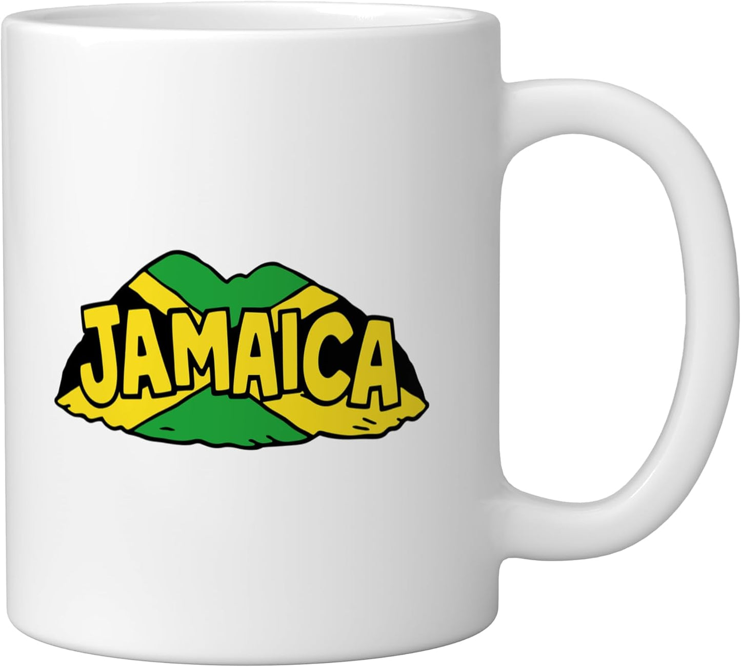 Taza cerámica minimalista de Jamaica para viaje y recuerdo