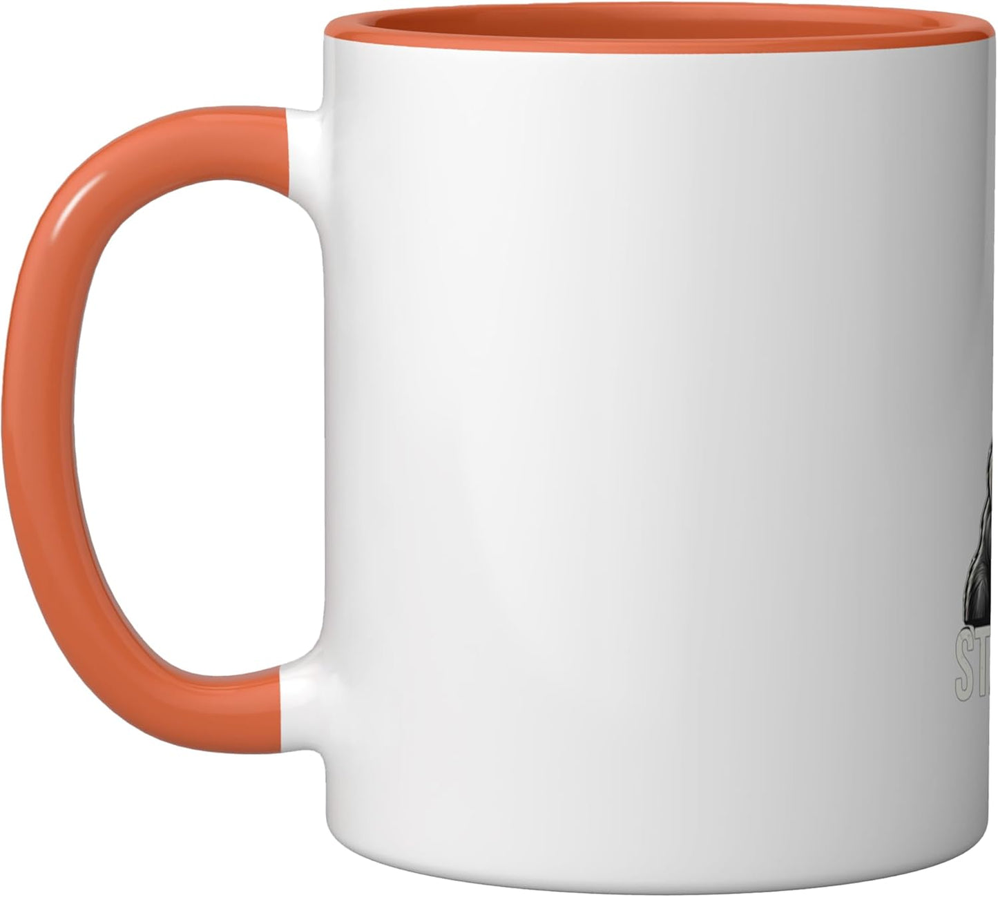 Taza Cerámica Rosa Ribbons de Gorila Con Cinta