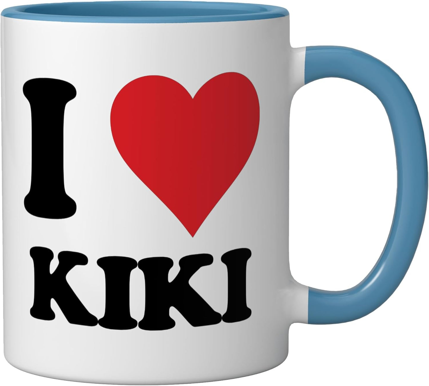 Taza Cerámica Personalizada I Love Blue/White