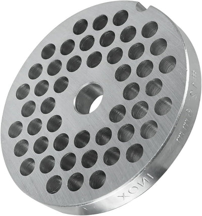 Disco acero inox para picadora Hobart LEM 6/25 agujeros