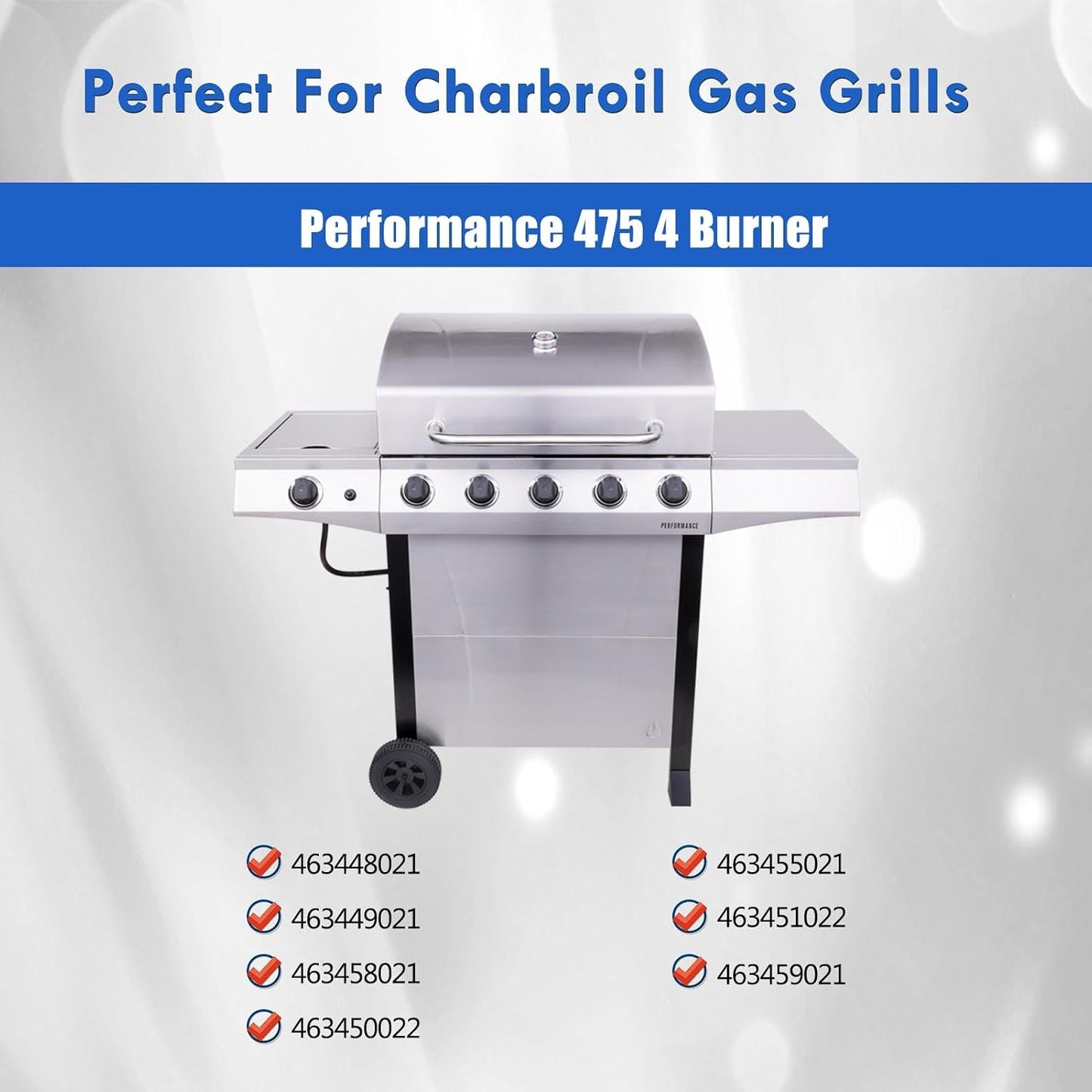 Repuesto parrilla Charbroil Performance 4 quemador