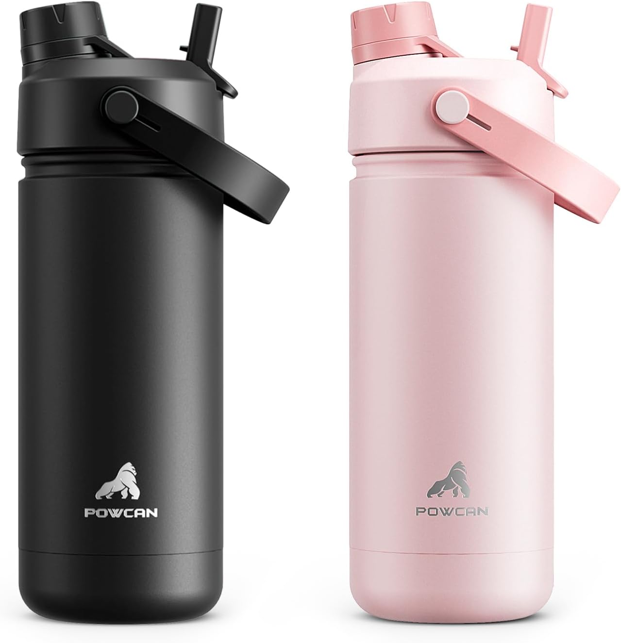 Paquete de 2 botellas de agua aisladas sin BPA para niños