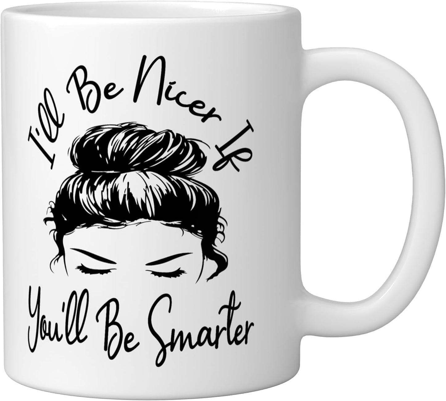 Taza Cerámica Humor Sarcastico Blanco