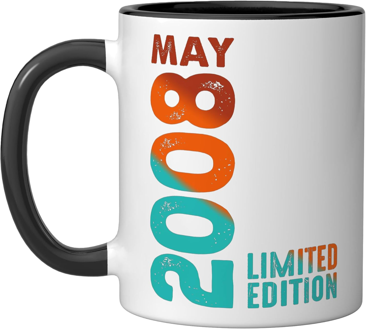 Taza Cerámica Edición Limitada Negro/Blanco 2008