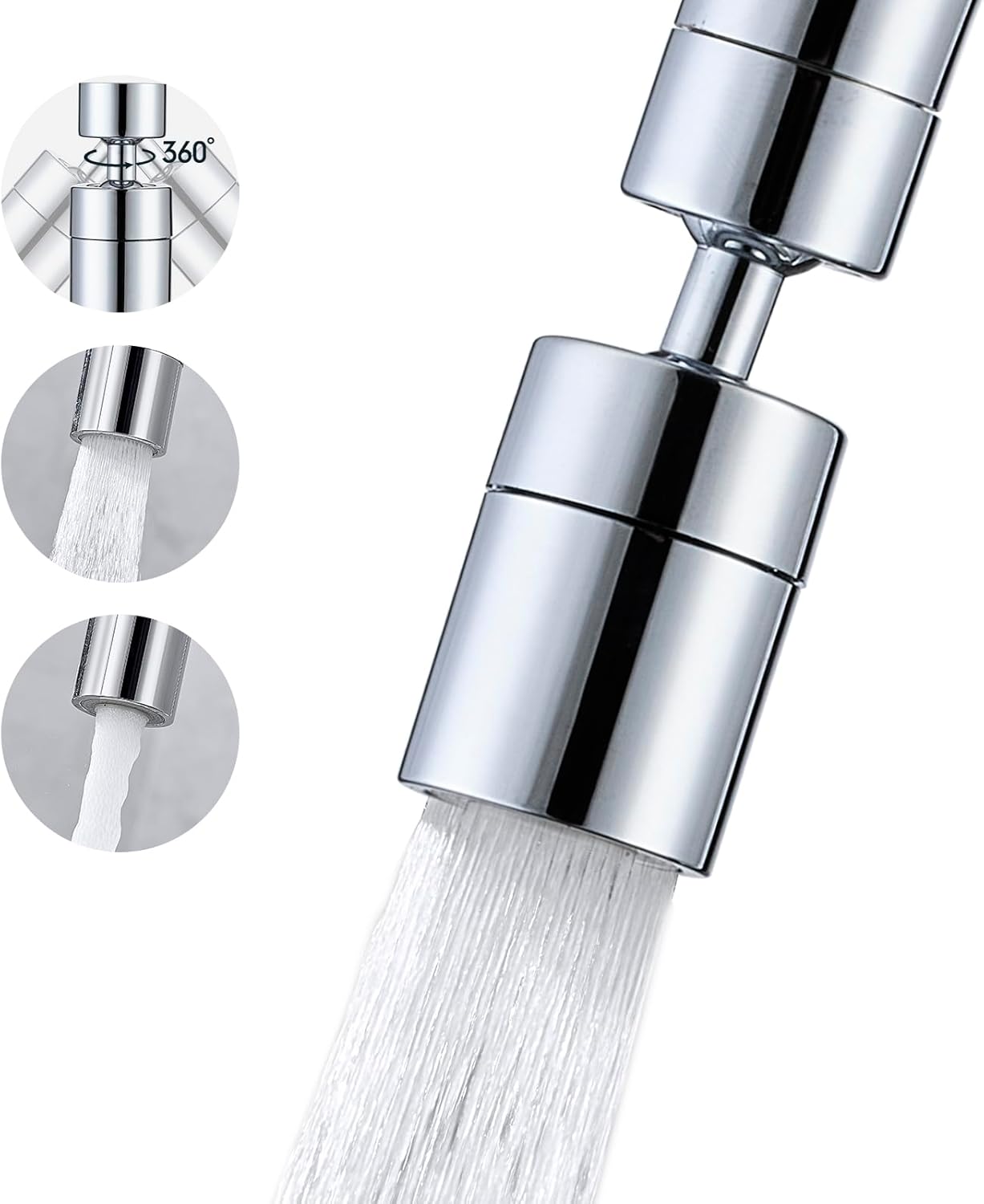 Convertidor universal grifo cromo metal