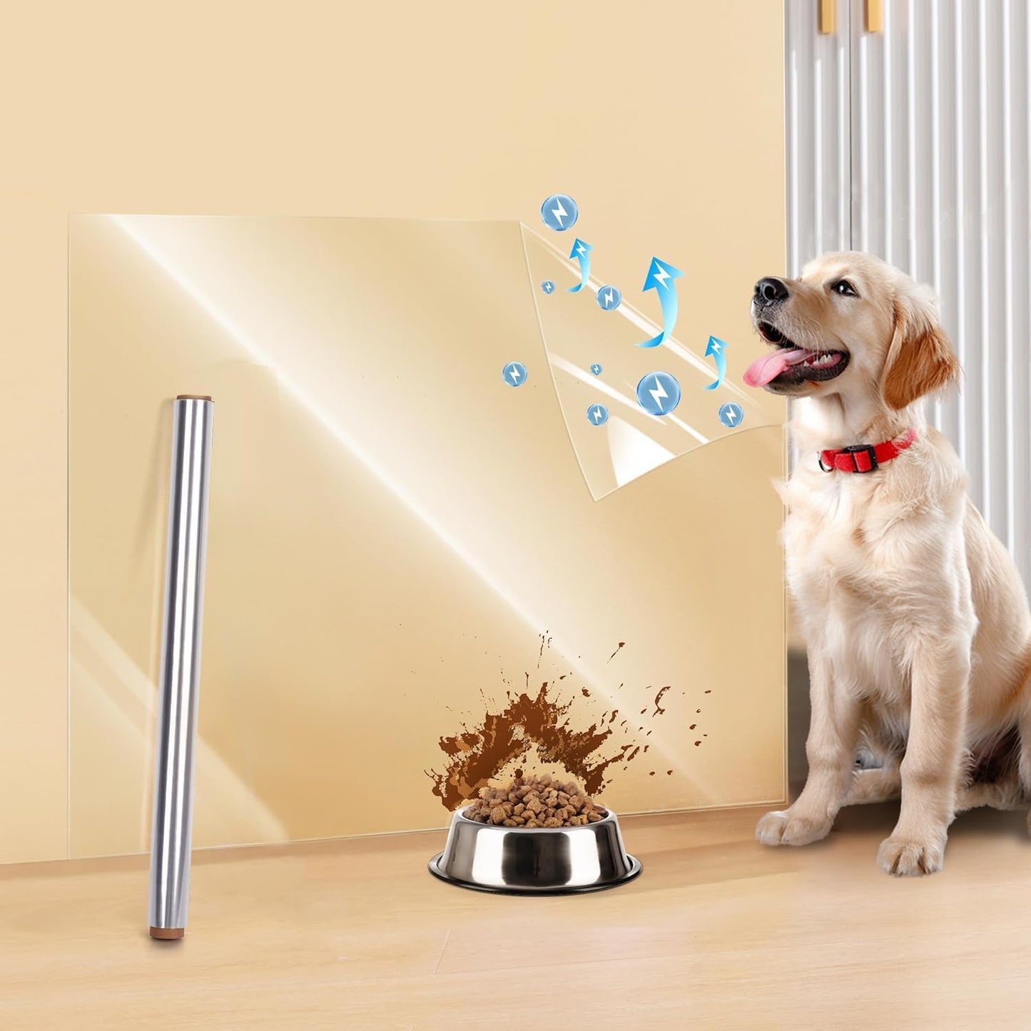 Película electrostática protectora para pared cocina oficina 15.7x16.4