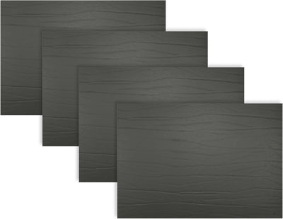 Mantel Rectangular 4 Unid 12x16pulg Negro
