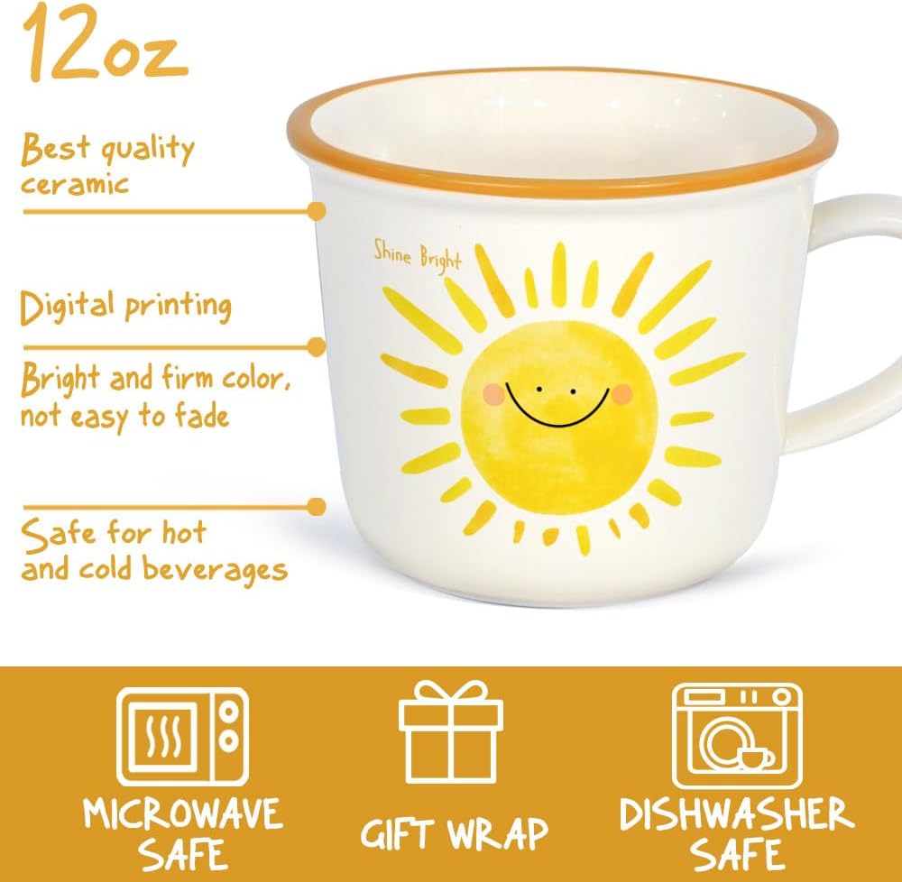 Taza de amistad regalo inspirador para mujer mamá compañera de trabajo 12 oz