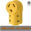 Receptáculo NEMA 10-30R 30A 125/250V enchufe hembra industrial