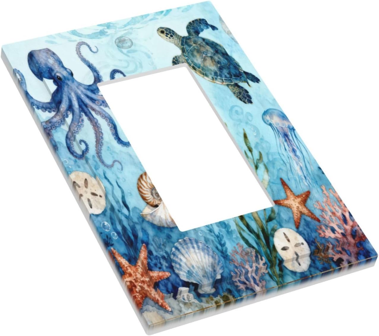 Cubiertas decorativas salida luz Ocean Life