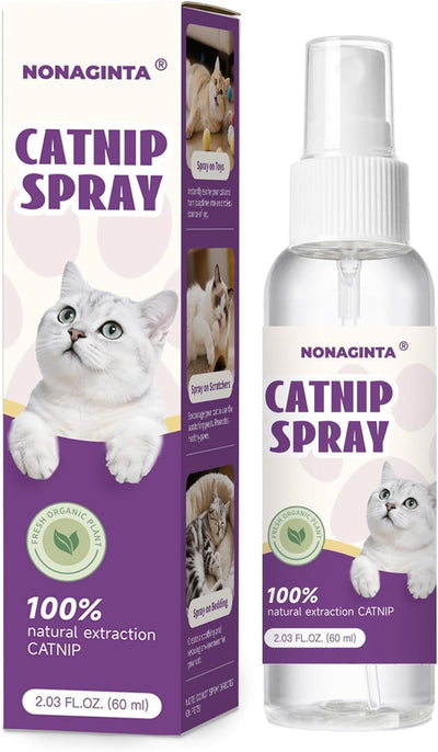 Spray hierba gatera para gatos orgánica renovar juguetes