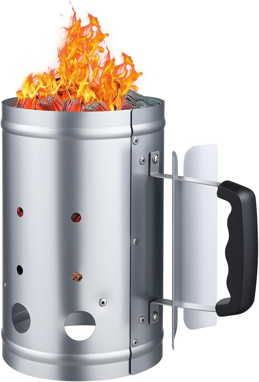 Arrancador chimenea carbón acero resistente 4lb