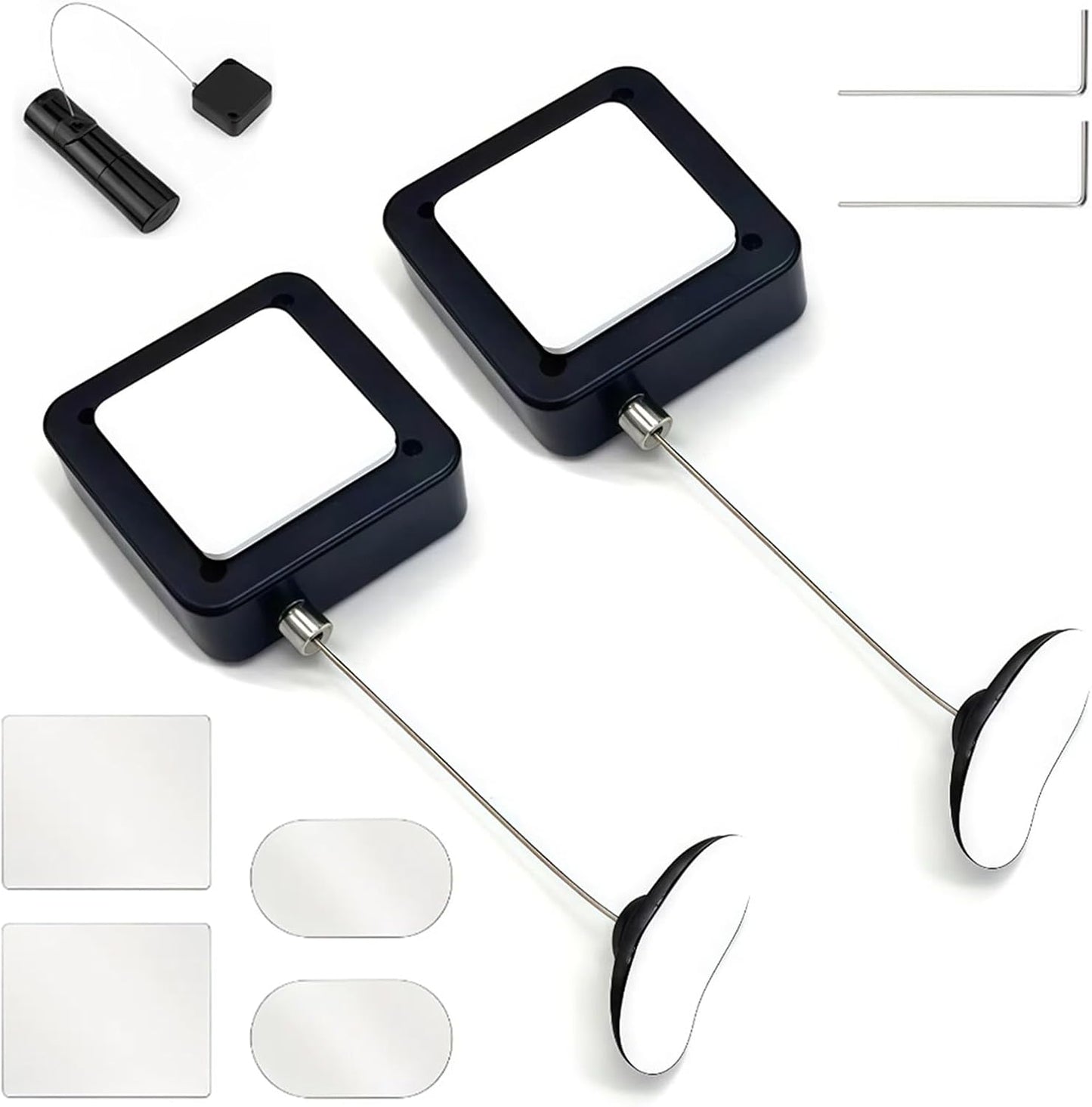 2 Cerraduras Retráctiles 6.5pulg para Control Remoto