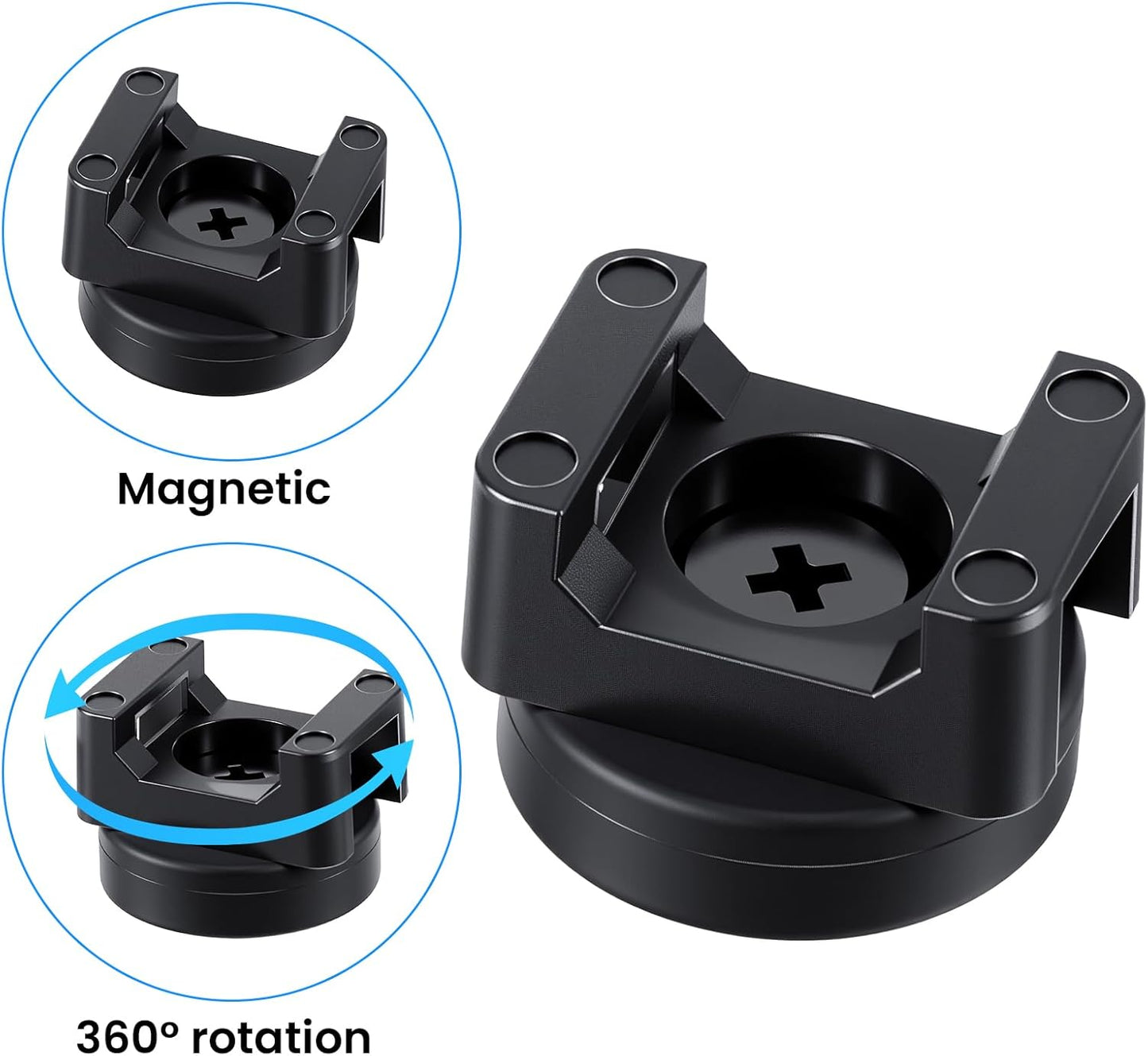 Soportes magnéticos para bridas de cable 200 piezas
