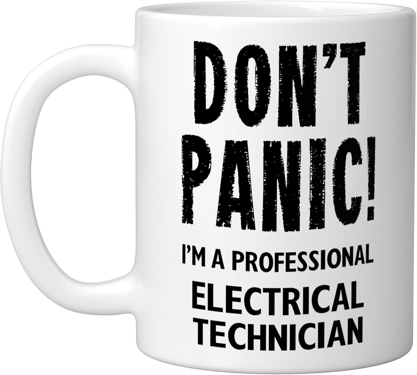 Taza Cerámica Técnico Eléctrico Blanca
