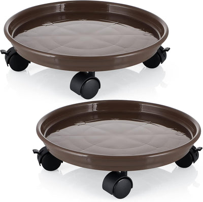Carrito plantas 13pulg soporte macetas con ruedas