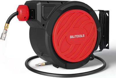 Carrete manguera aire 3/8x50pulg 300PSI rebobinado automático