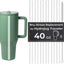 Paquete de 6 popotes reutilizables para HydroJug Traveler de 40 oz