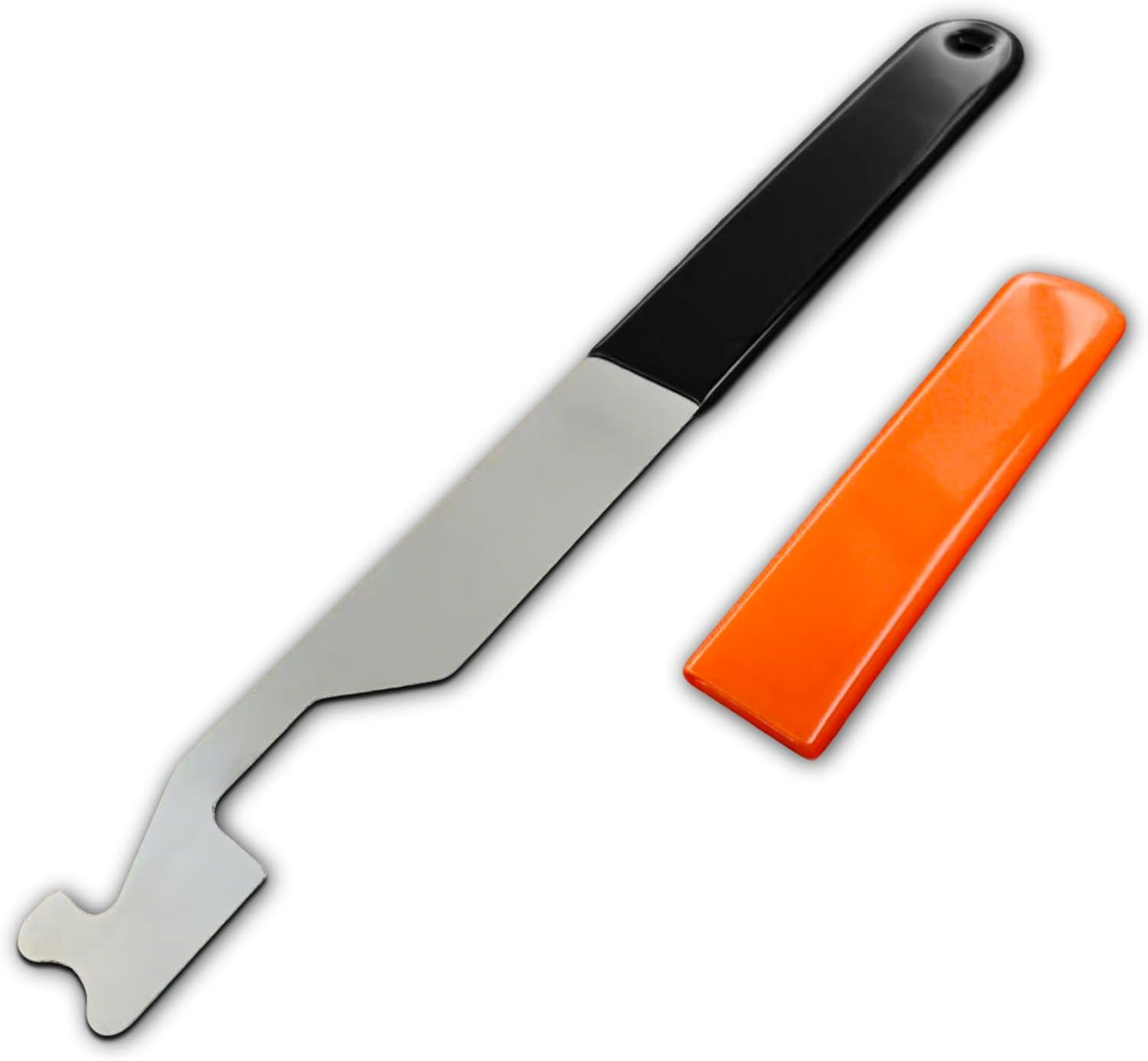 Herramienta multifuncional mango negro tubo naranja 9pulg