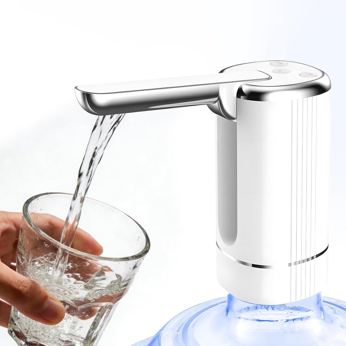 Bomba dispensadora agua 5gal USB C recargable