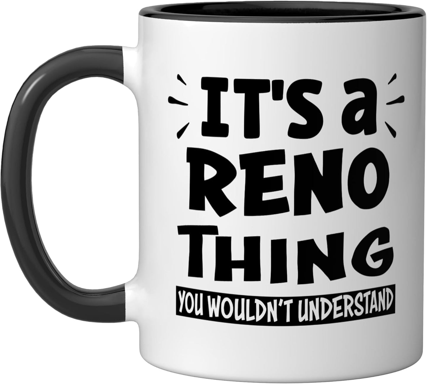 Taza Cerámica Negro/Blanco Trip Lover Thing