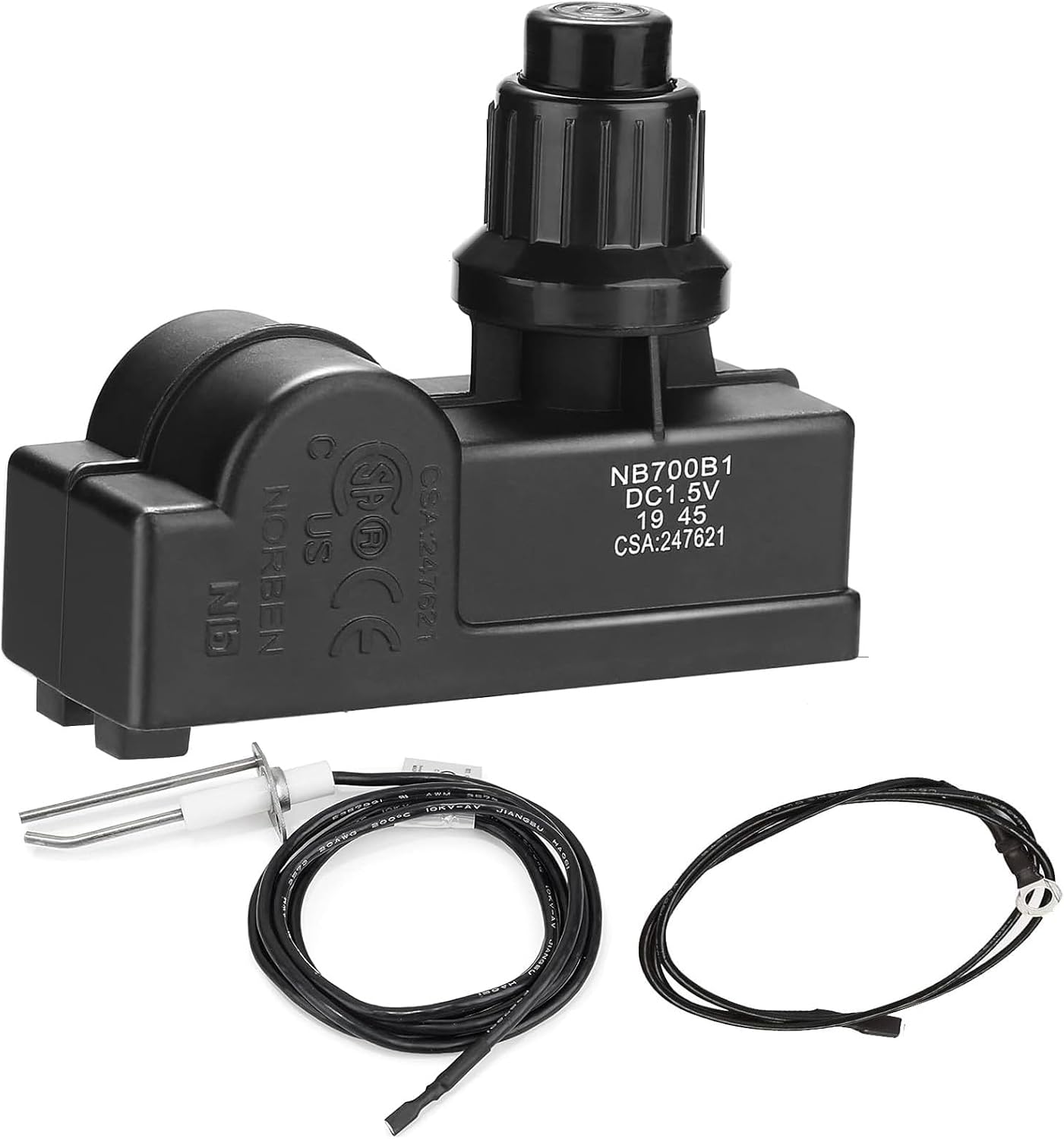 Kit encendedor chispa eléctrica 2 salidas cable 36pulg